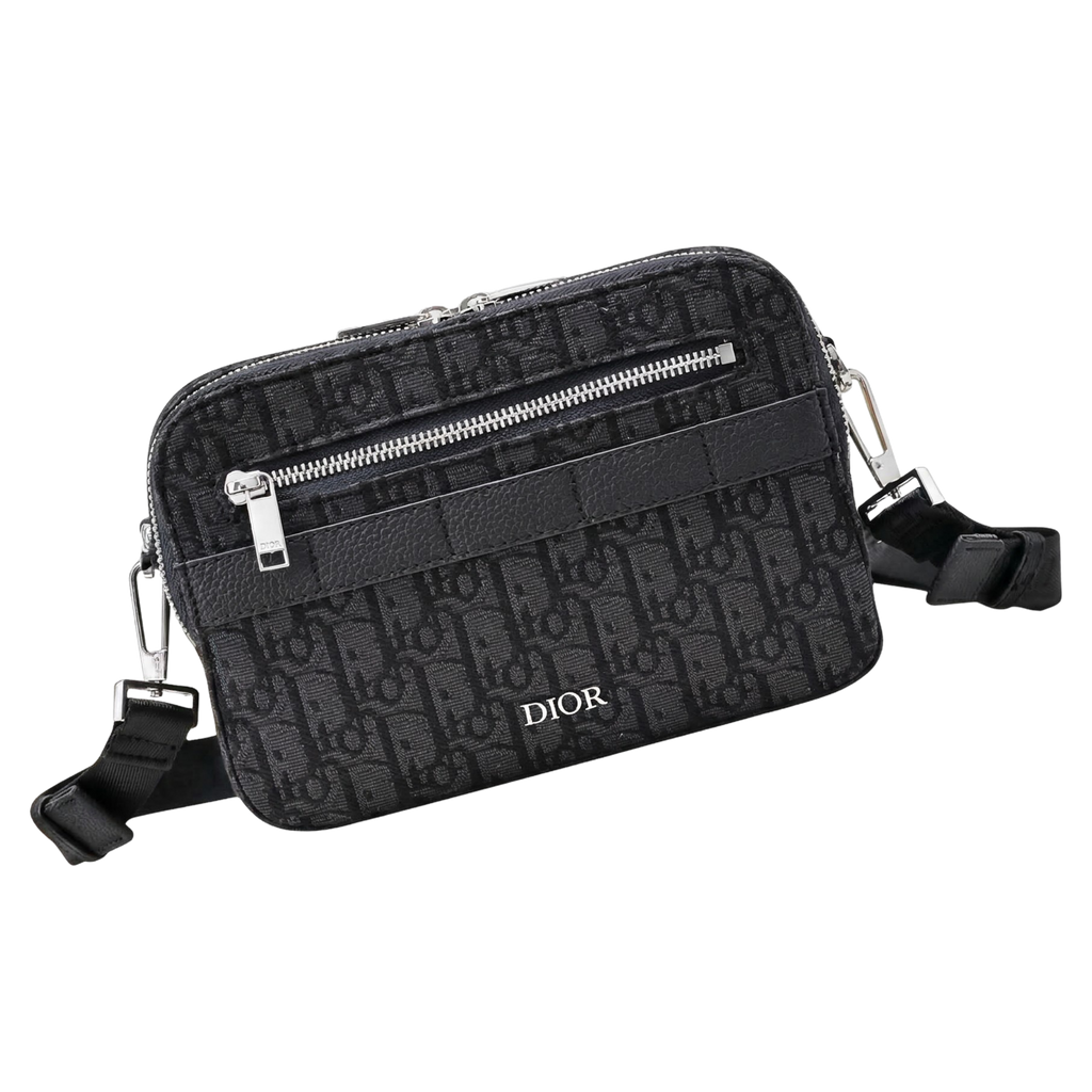 Elite Crossbody Bag – Black & Pearl White Small