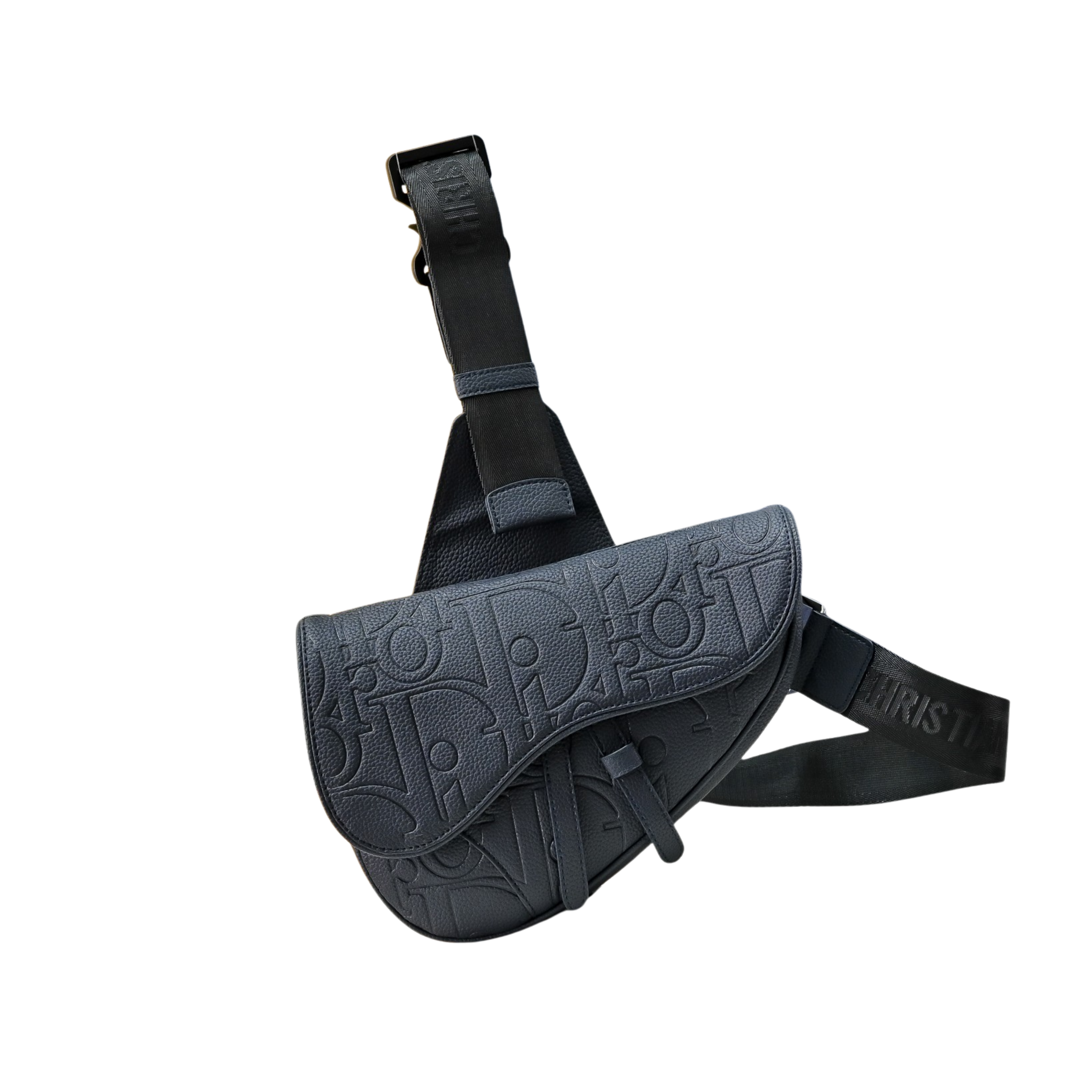 Elite Saddle Crossbody Bag – Monogram & Classic Black