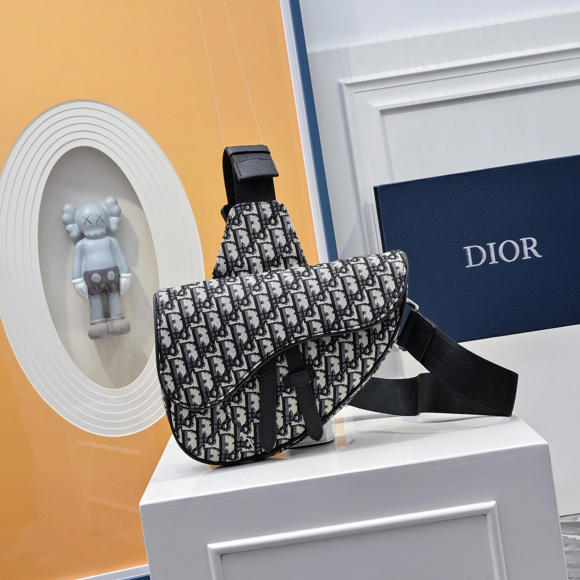 Luxury Monogram Crossbody Chest Bag