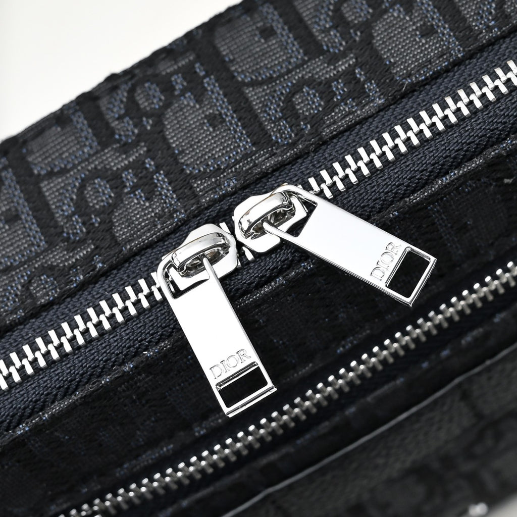 Elite Crossbody Bag – Black & Pearl White Small