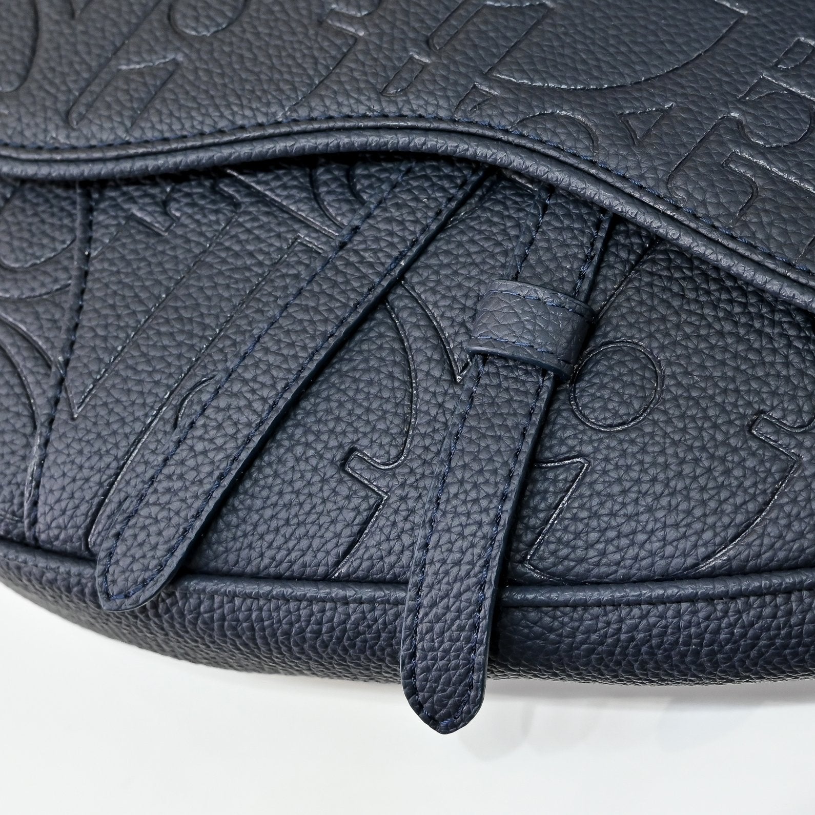 Elite Saddle Crossbody Bag – Monogram & Classic Black