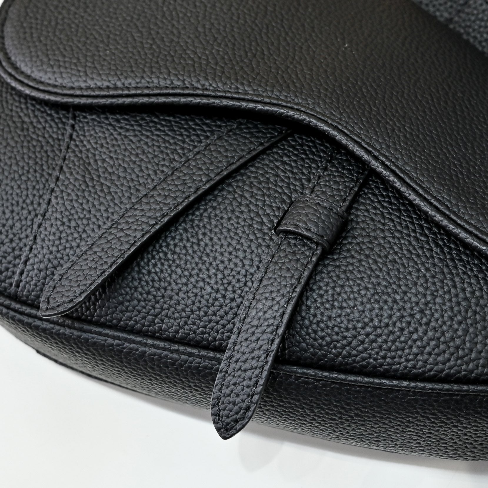 Elite Saddle Crossbody Bag – Monogram & Classic Black